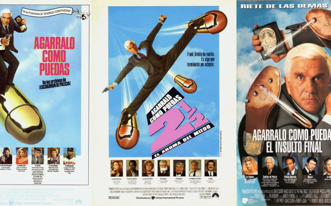 FOTOCROMOS: ‘AGÁRRALO COMO PUEDAS’ (1988), AGÁRRALO COMO PUEDAS 2 1/2 (1991) Y AGÁRRALO COMO PUEDAS 3 1/3 (1994).